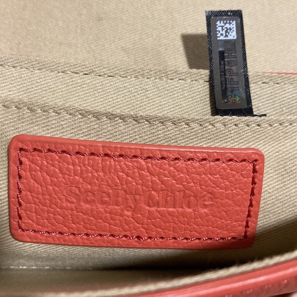 SEE BY CHLOÉ mini Hana bag in coral pink - Picture 6 of 10